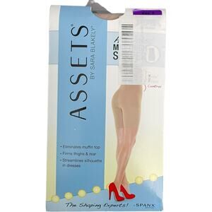 Spanx Assets High Waist Mid Thigh Shaper Sz 5 Nude Shapewear Bodyshaping New NWT